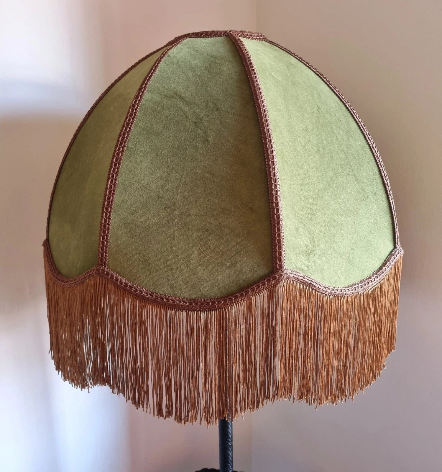 Green Velvet Lampshade For standard lamp ceiling pendant