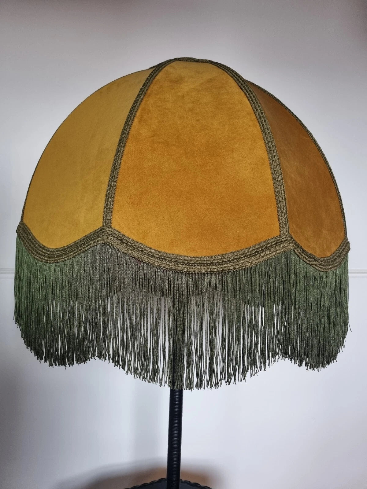 Gold Velvet Pink Lined Lisa Lampshade For standard lamp ceiling pendant