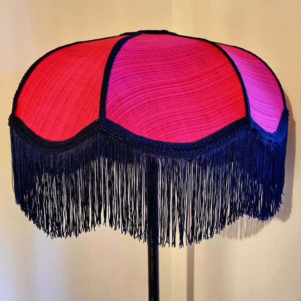 Lisa lampshades Fuchsia Pink Handmade lampshade ceiling light Standard Lamp