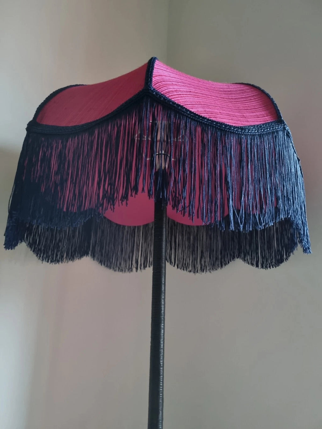 Lisa lampshades Fuchsia Pink Handmade lampshade ceiling light Standard Lamp