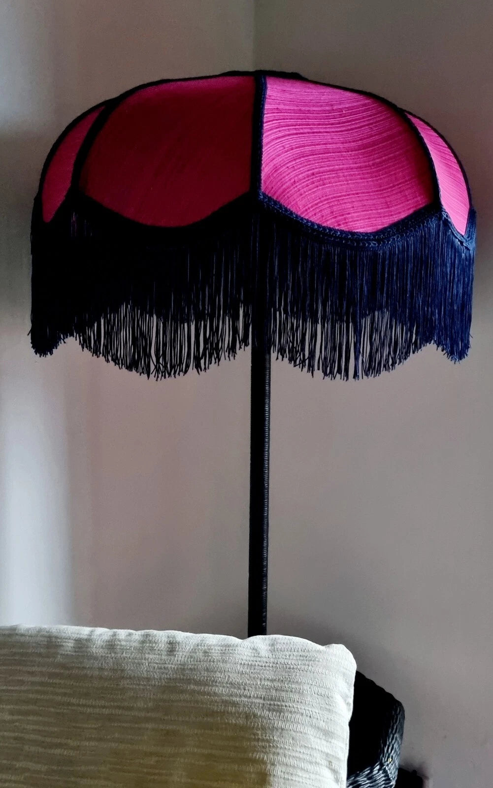 Lisa lampshades Fuchsia Pink Handmade lampshade ceiling light Standard Lamp
