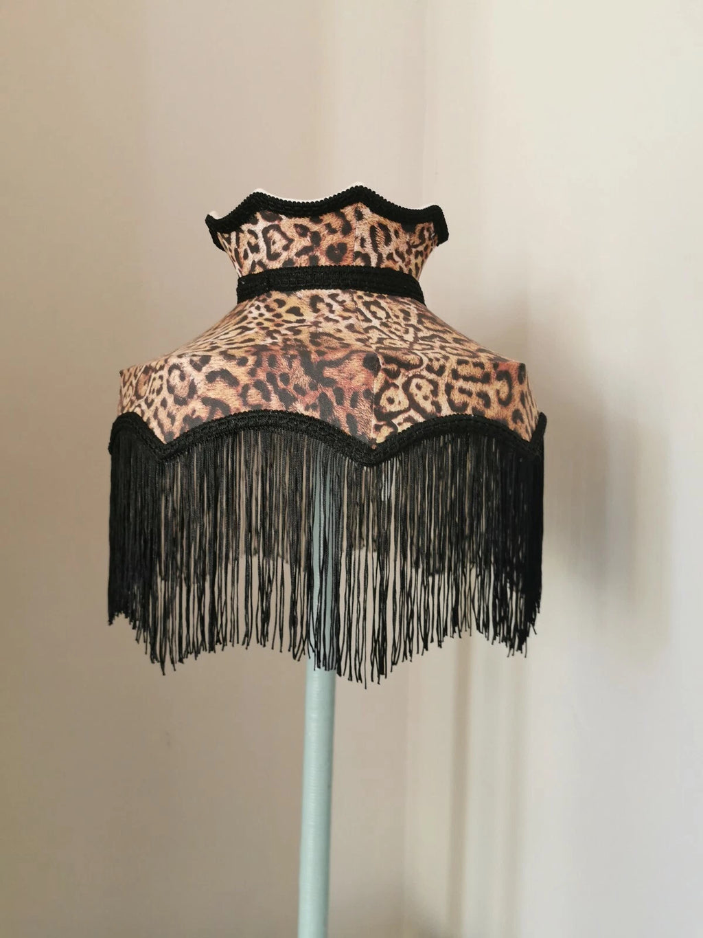 Leopard print Lisa lampshade crown for table light ceiling pendant standard lamp