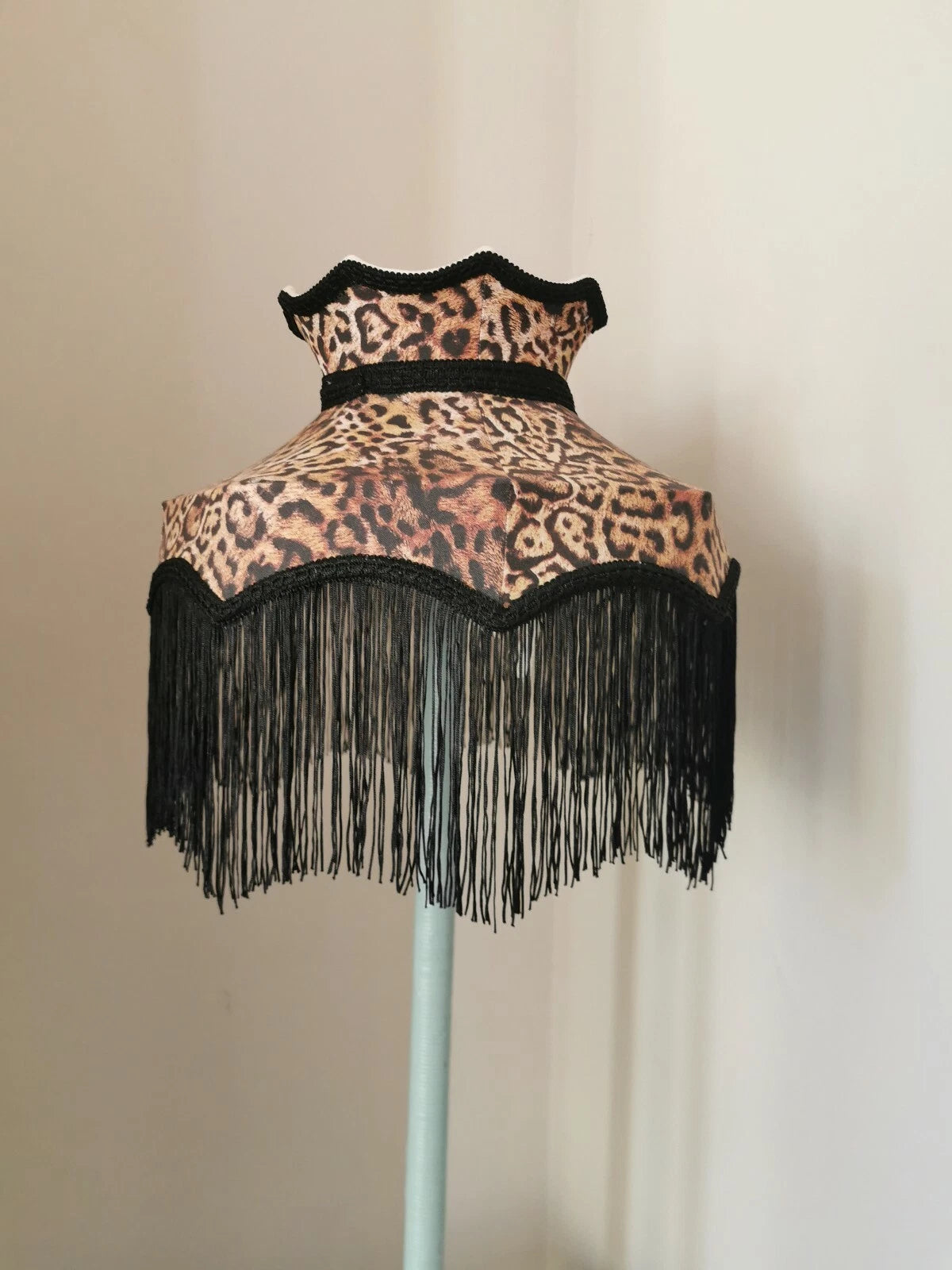 Leopard print Lisa lampshade crown for table light ceiling pendant standard lamp