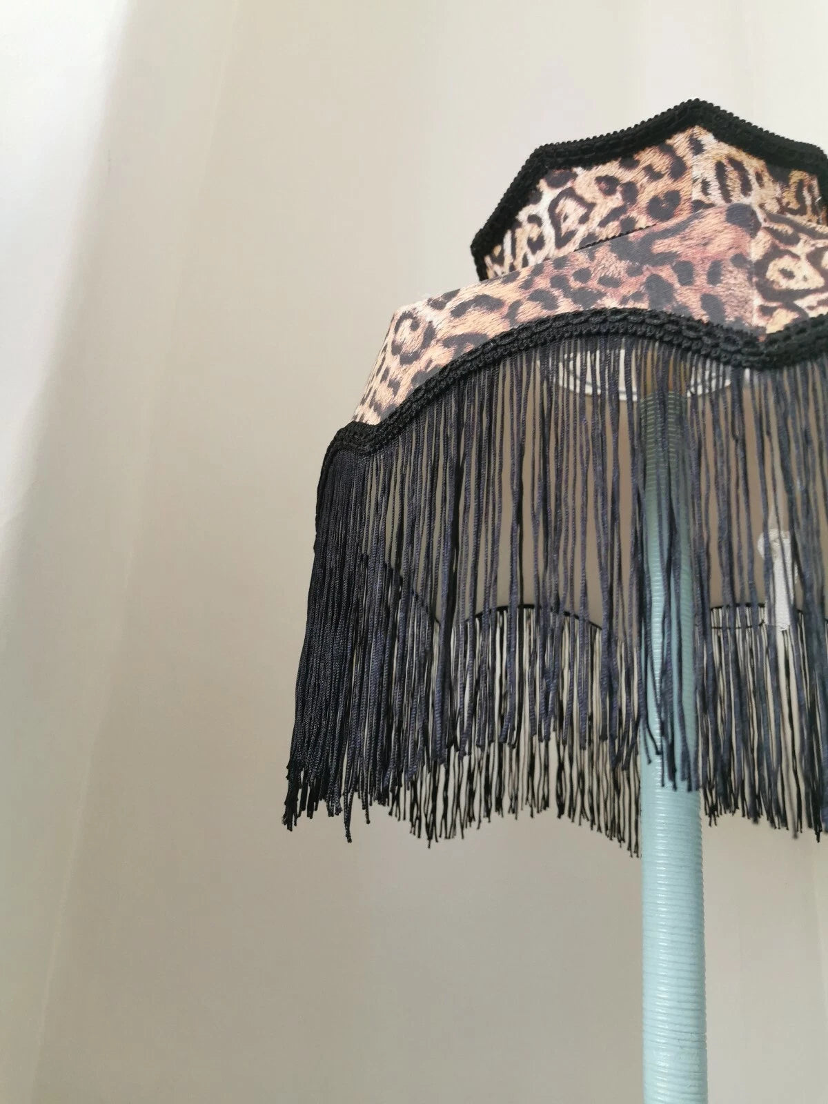 Leopard print Lisa lampshade crown for table light ceiling pendant standard lamp