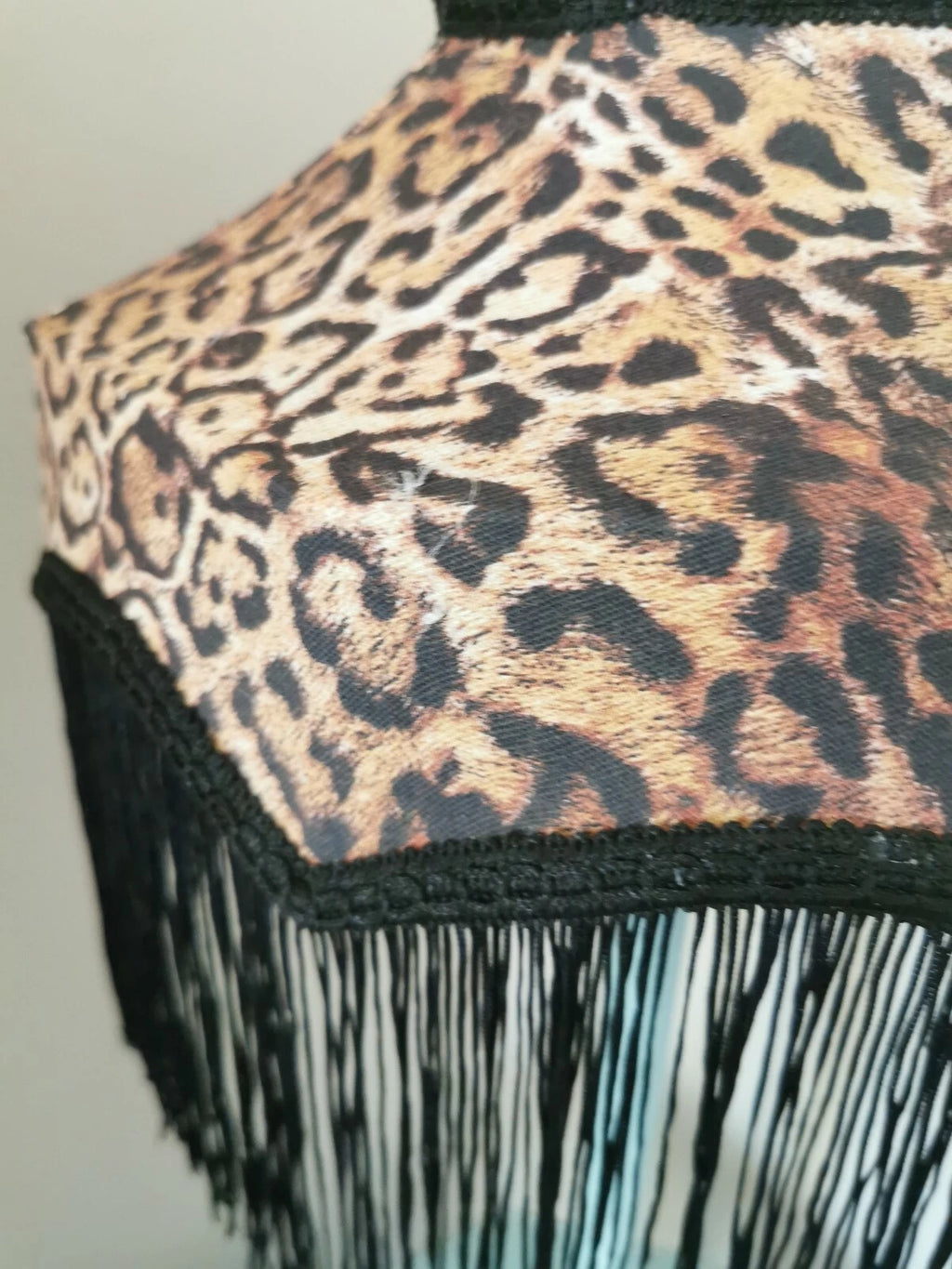 Leopard print Lisa lampshade crown for table light ceiling pendant standard lamp