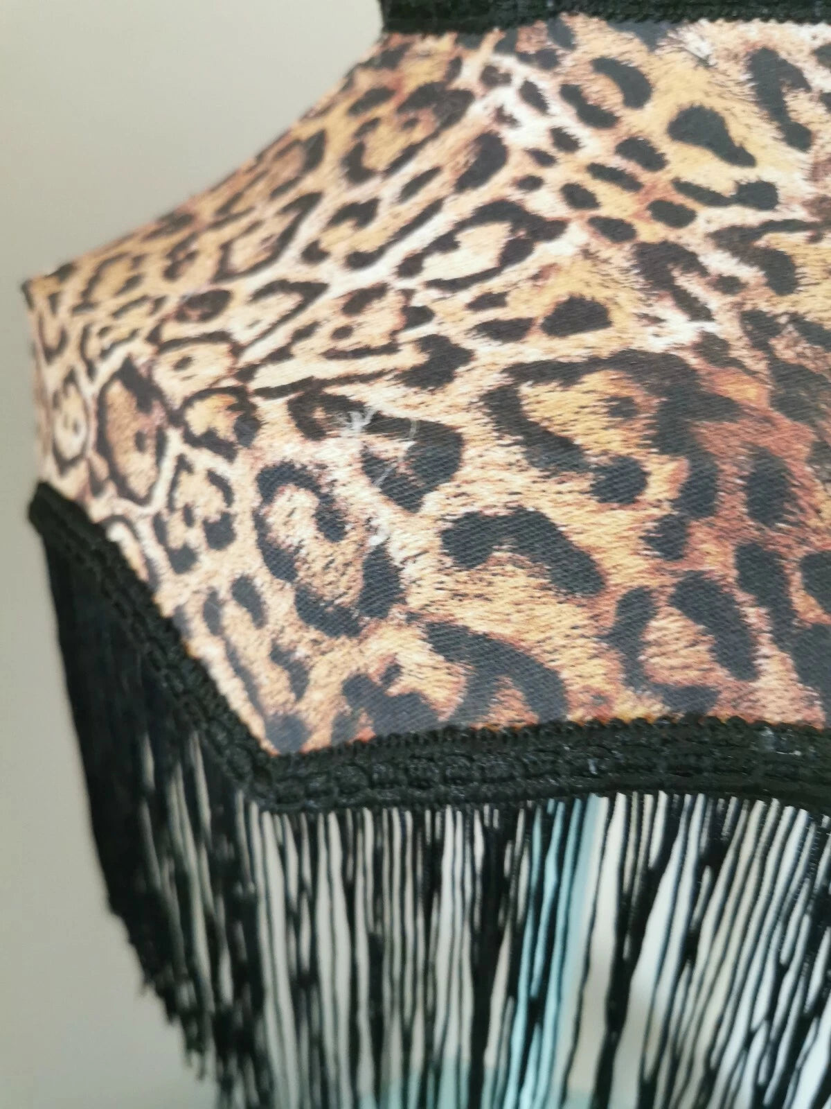 Leopard print Lisa lampshade crown for table light ceiling pendant standard lamp