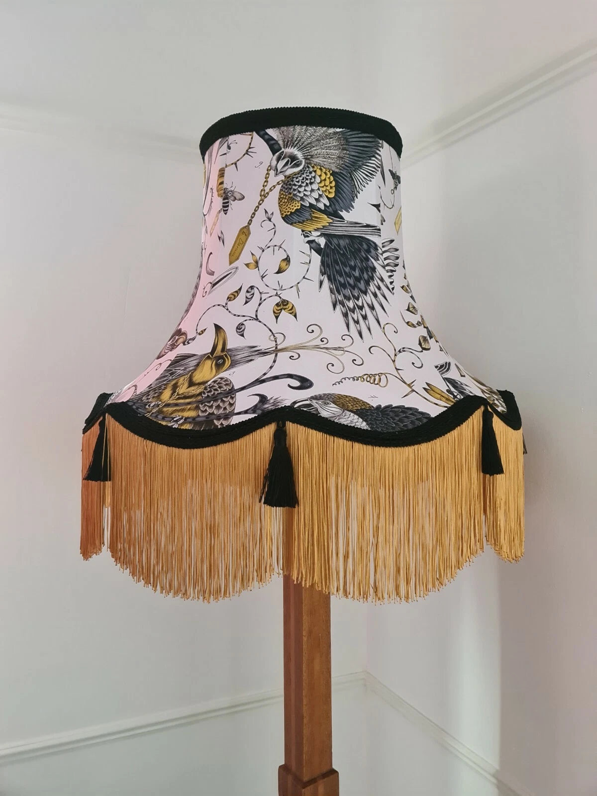Emma j shipley Audubon fabric lampshade for standard lamp or ceiling pendant