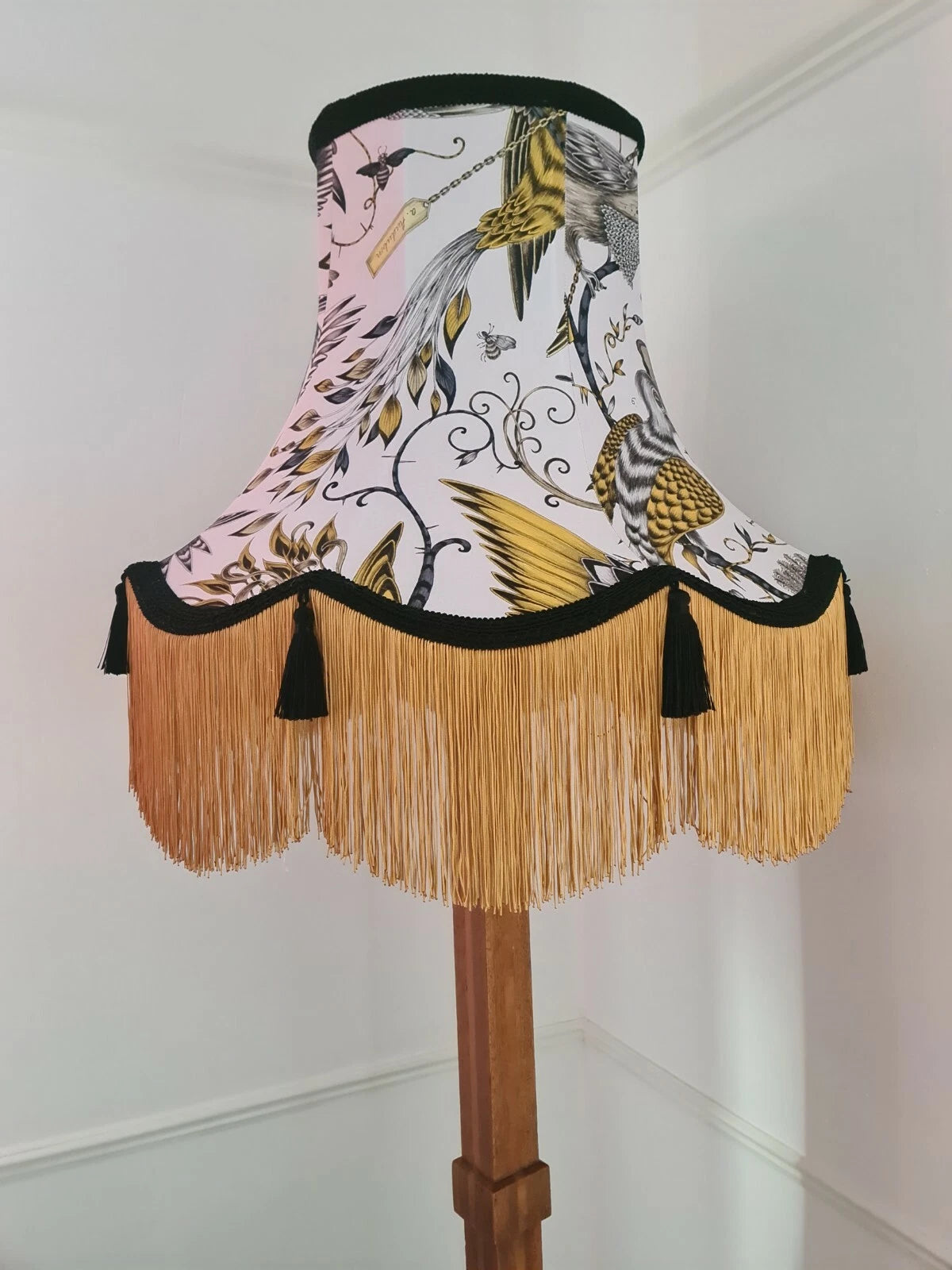 Emma j shipley Audubon fabric lampshade for standard lamp or ceiling pendant