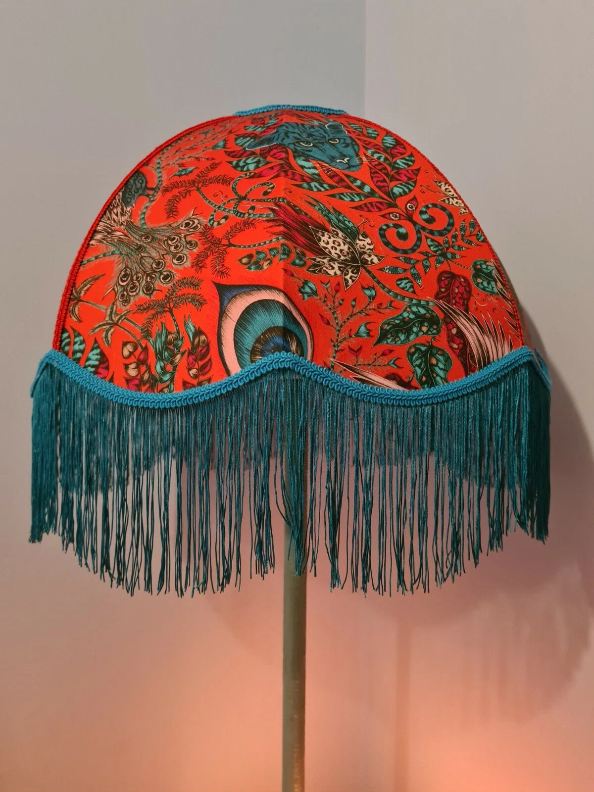 Emma j shipley fabric handmade lampshade standard lamp or ceiling pendant dome