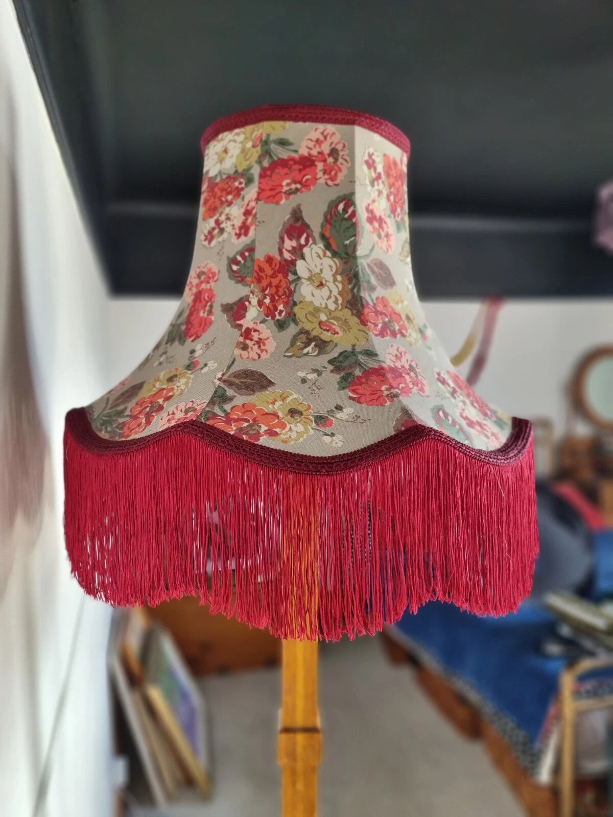 Handmade Cath Kidston lampshade standard lamp / ceiling Pendant Floral Fabric
