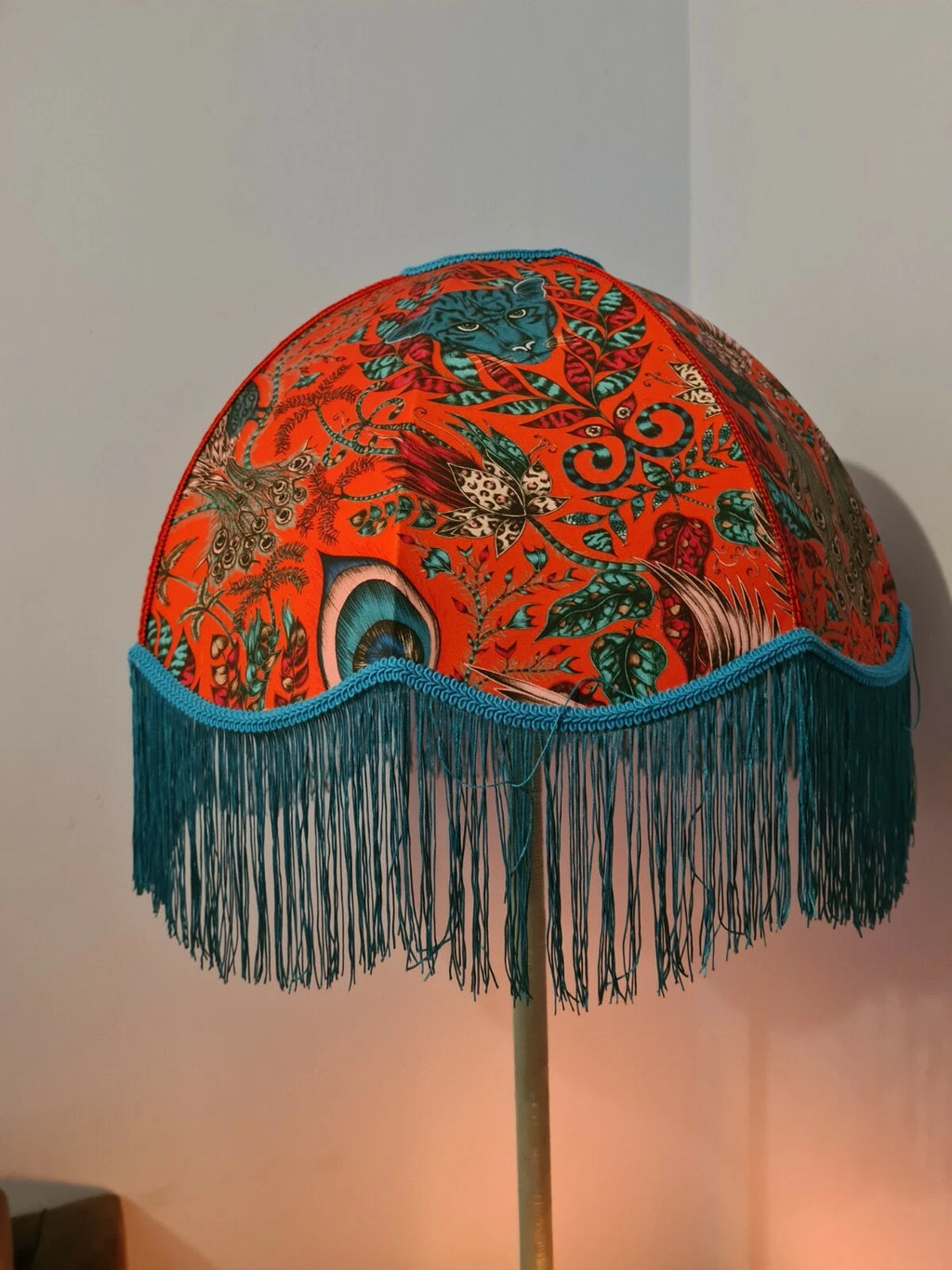 Emma j shipley fabric handmade lampshade standard lamp or ceiling pendant dome