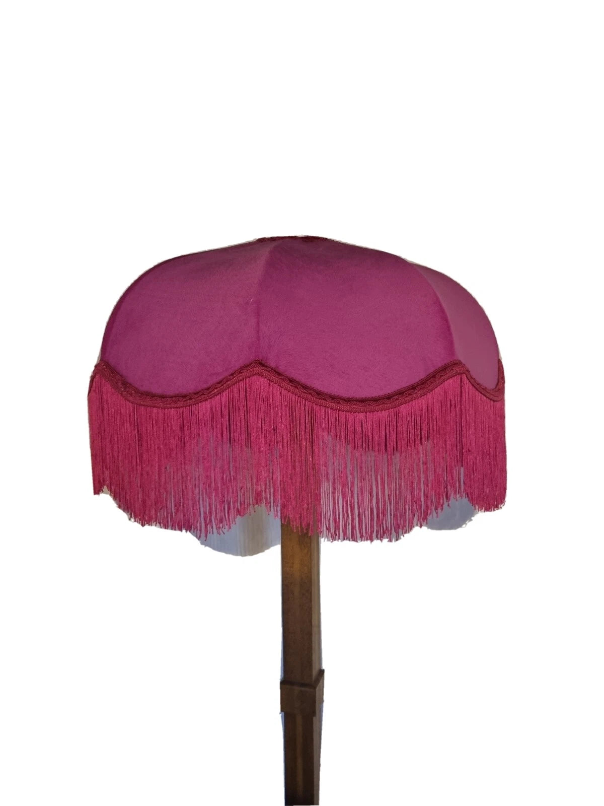 Lisa lampshade bright pink velvet lampshade standard lamp ceiling light handmade